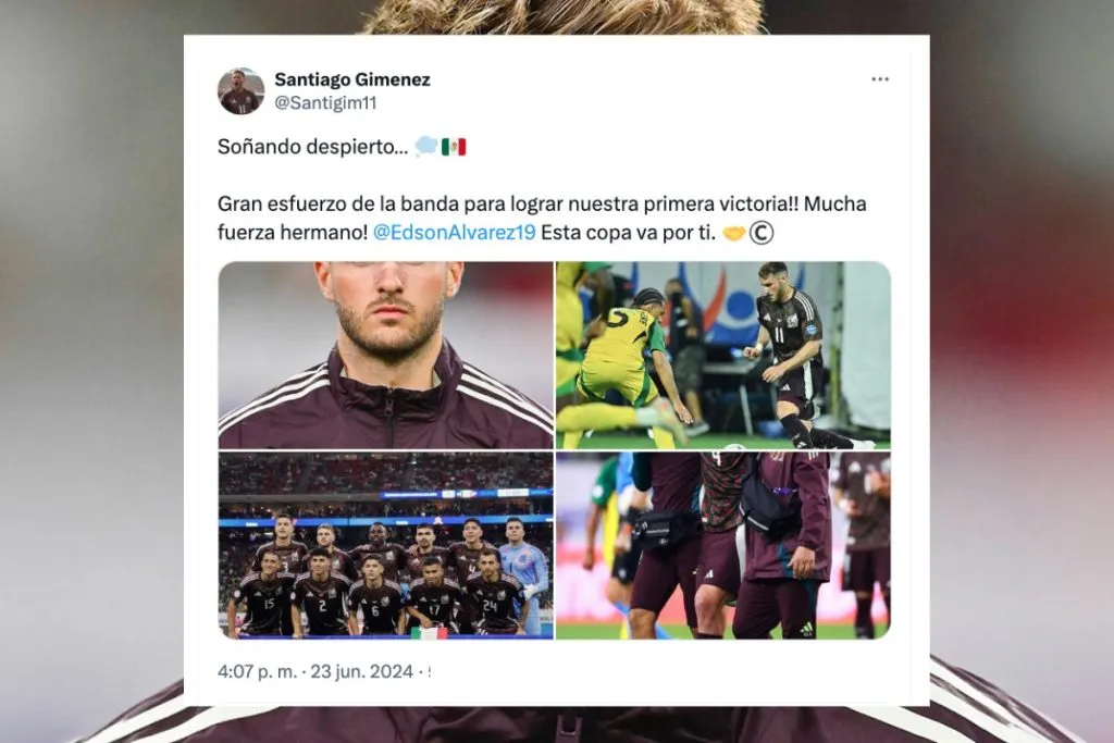 Santiago Giménez tiene una deuda pendiente con el TRI.