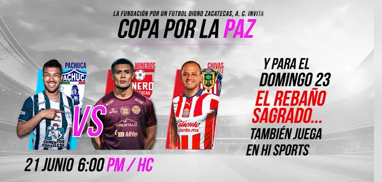 Se quitó a Cruz Azul de la programación de la Copa por la Paz. (Foto: Hi Sports TV)