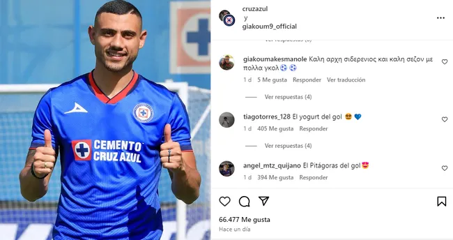 Los distintos apodos para Giakoumakis (IG CAZ)