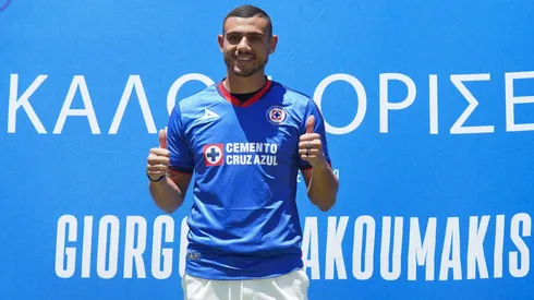 El delantero griego ya fue presentado como nuevo futbolista de La Máquina y se convierte en el primer refuerzo de cara al Apertura 2024.