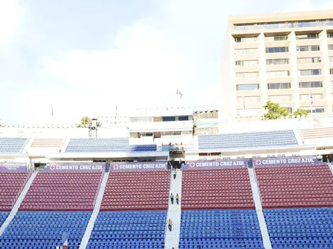 El Estadio Azul está pasando a ser azulcrema