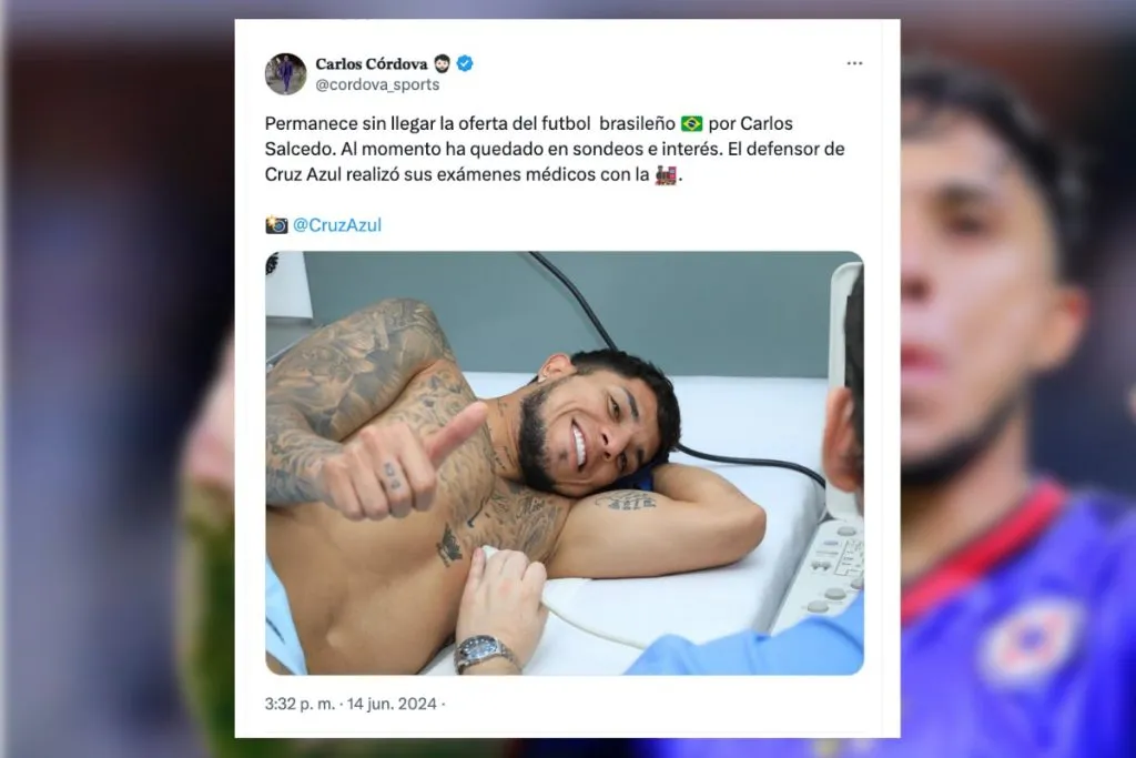 Nuevas señales sobre el futuro de Carlos Salcedo: ¿Sigue en Cruz Azul?