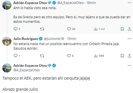 Las aclaraciones de Esparza sobre el caso Antuna. (@A_EsparzaOteo)