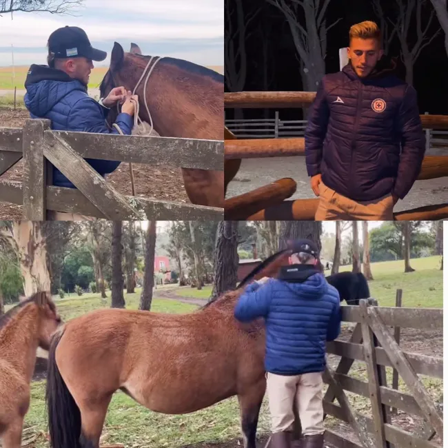 Con los colores de Cruz Azul: así son las vacaciones de Gonzalo Piovi (@YoSoyCeleste12)