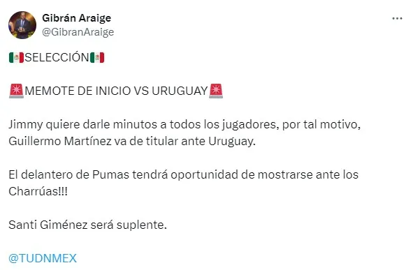 El nuevo destrato de Jaime Lozano a Santiago Giménez en el Tri (X)