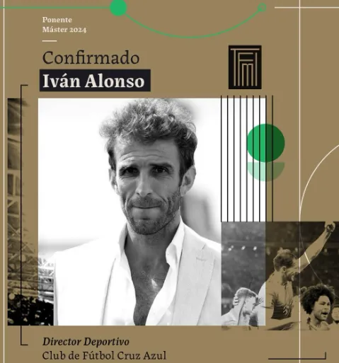 Iván Alonso anunciando en una publicación de IG