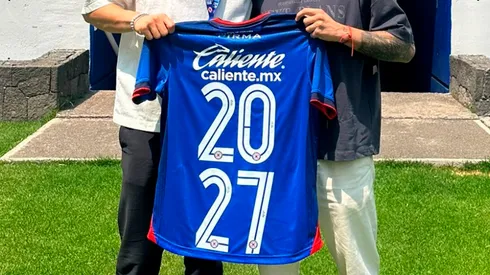 Louis Derbez presumió su renovación con Cruz Azul.