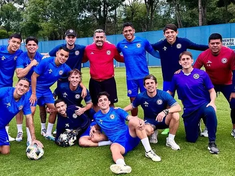 El celeste que podría jugar esta noche su último partido con Cruz Azul
