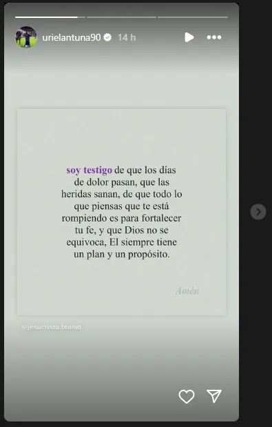 El mensaje de Uriel Antuna que ilusiona a la afición con su continuidad en Cruz Azul (Instagram)