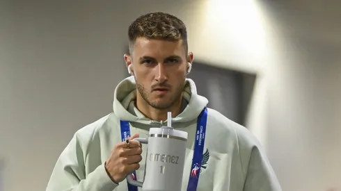 Santi Giménez, presente en Cruz Azul vs. Mazatlán.