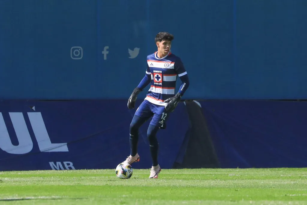 El uniforme de portero que lució Luis Jiménez en la Sub 23. (Foto: Cruz Azul)