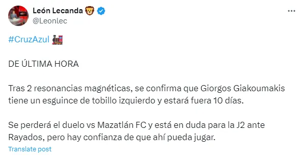 Información de León Lecanda