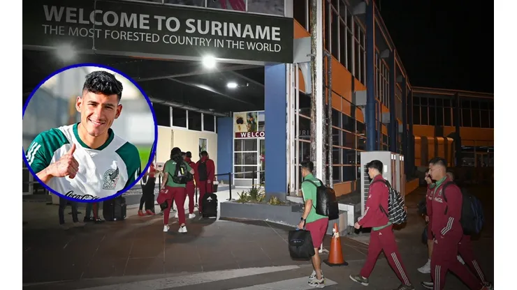 Uriel Antuna y Charly Rodríguez ya están con el Tri en Surinam.