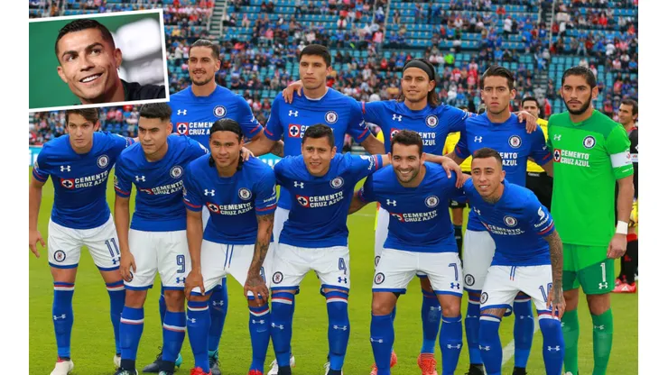 El Gullit Peña en sus años con Cruz Azul