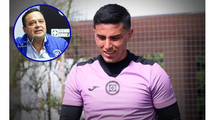 El hijo de Jesús Corona fue separado de Cruz Azul por decisión de la directiva.