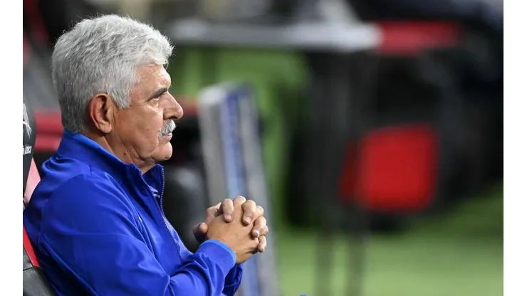 Ricardo Ferretti durante el Cruz Azul vs. Pumas