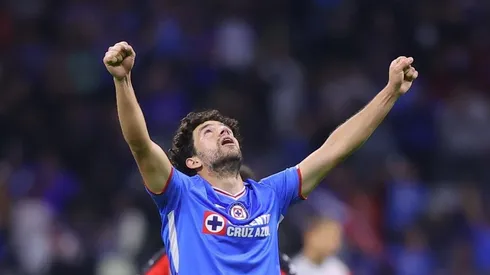 Nacho Rivero en un partido de Cruz Azul