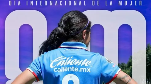 Cruz Azul se tiñó de violeta para este 8 de marzo