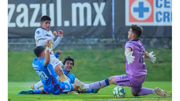 Sebastián Jurado volvió a atajar con Cruz Azul en la Sub 20.