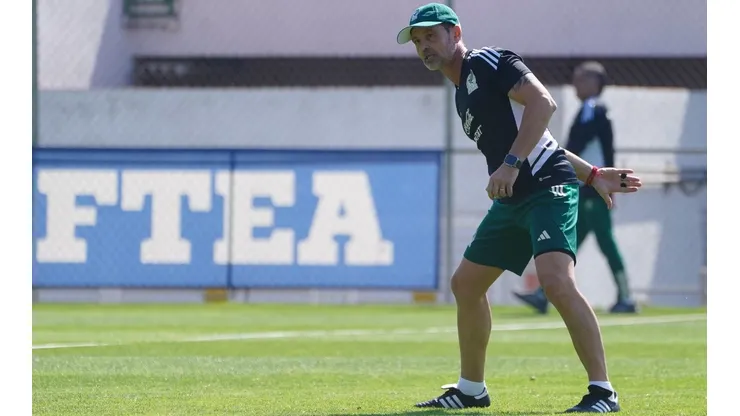 Diego Cocca tuvo su primer entrenamiento como DT de la selección de México.