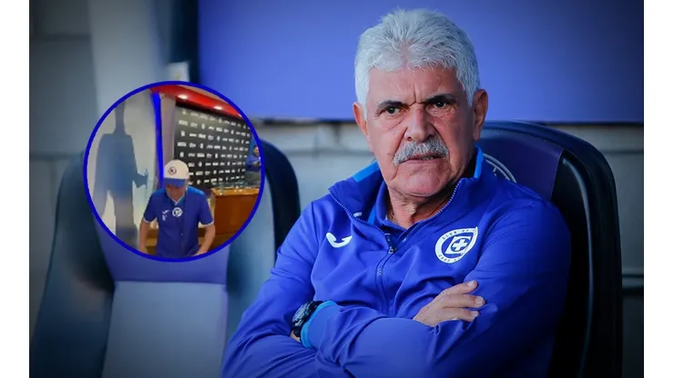 Ricardo Ferretti broméo en su primer lunes de conferencia en Cruz Azul.