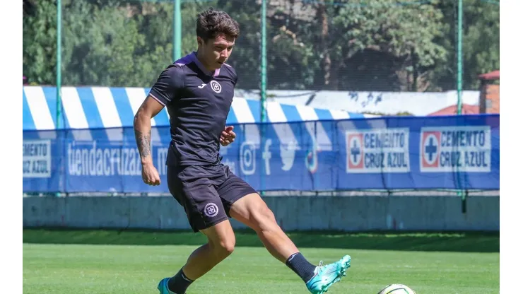 Rodrigo Huescas en un entrenamiento