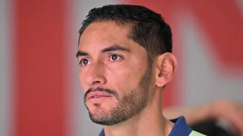 Jesús Corona en un partido con Cruz Azul