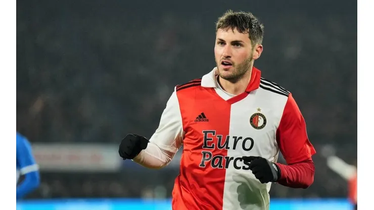 El 'Bebote' en un partido con el Feyenoord