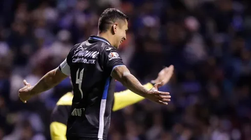 El "Cata" Domínguez celebrando un gol