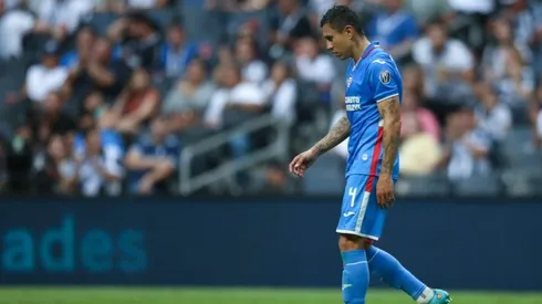 El Cata en un partido con Cruz Azul
