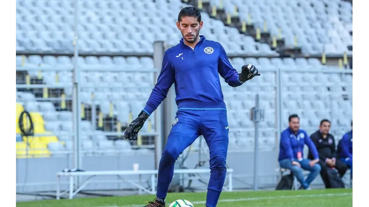 Jesús Corona durante el amistoso de hoy