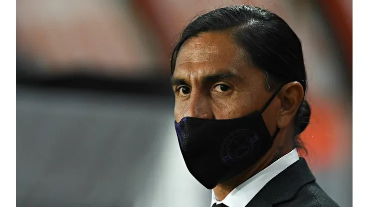 Paco Palencia en un partido con el Mazatlán