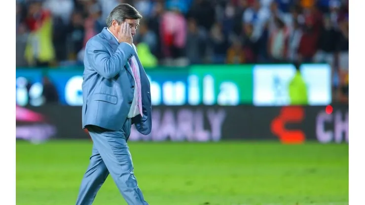 Miguel Herrera en un partido con Tigres UANL