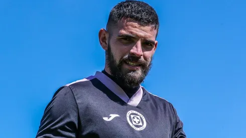 Andrés Gudiño en el entrenamiento de Cruz Azul