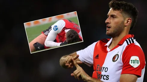 ¡Una salvajada! Así le quedó la pierna a Giménez tras una fuerte entrada