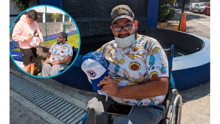 Cruz Azul recibió a un aficionado especial en La Noria.