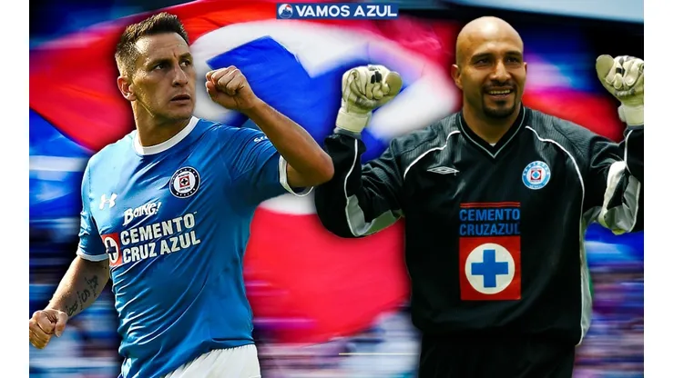 Óscar Pérez y Christian Giménez, dos de los últimos ídolos de Cruz Azul.