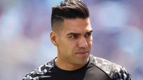 Falcao en un partido con el Rayo Vallecano