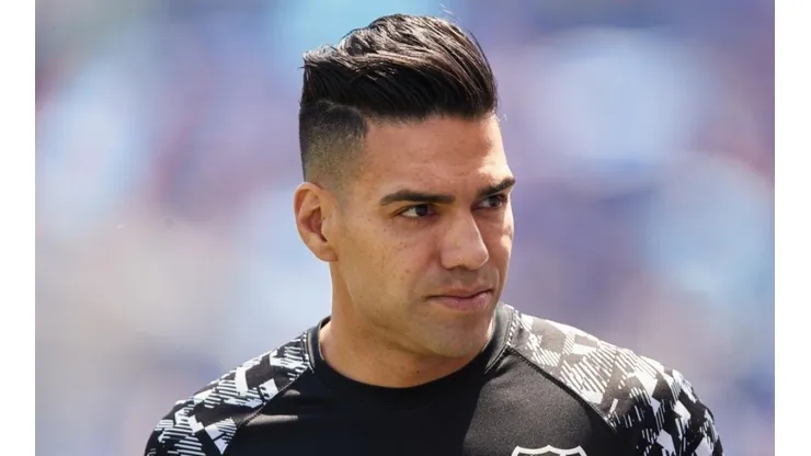 Falcao en un partido con el Rayo Vallecano