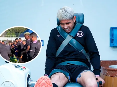 ¡Qué dolor! Así recibió el equipo a Vargas