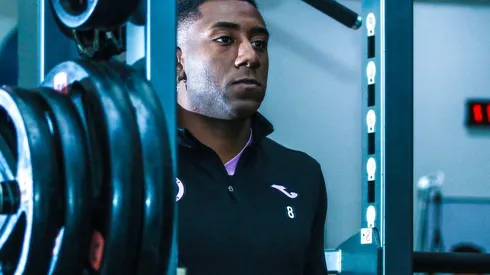 Gonzalo Carneiro en un entrenamiento con Cruz Azul