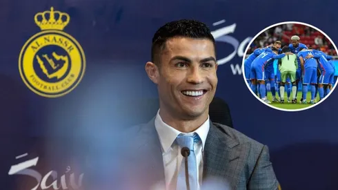 El astro portugués en su presentación oficial