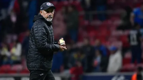 El entrenador mexicano en el partido contra el América