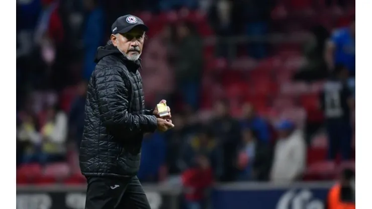 El entrenador mexicano en el partido contra el América