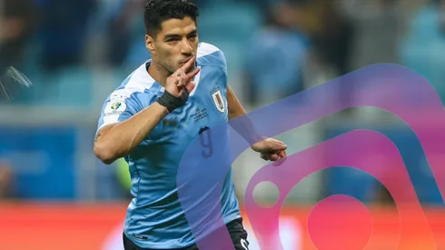 Luis Suárez con el seleccionado de Uruguay