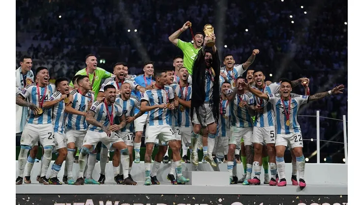 La selección de Argentina se convirtió en tricampeón del mundo.