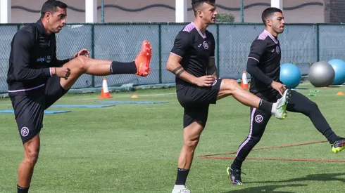 El club cementero entrenando en La Noria