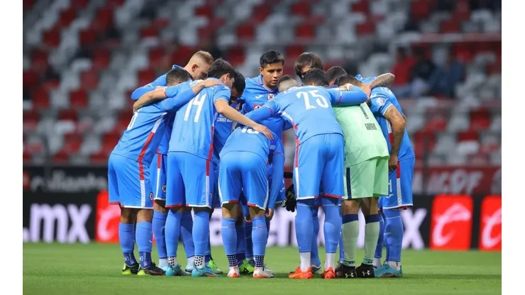 Cruz Azul en el partido ante Necaxa