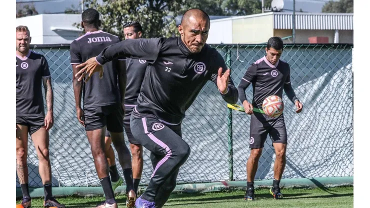 Rafael Baca en un entrenamiento