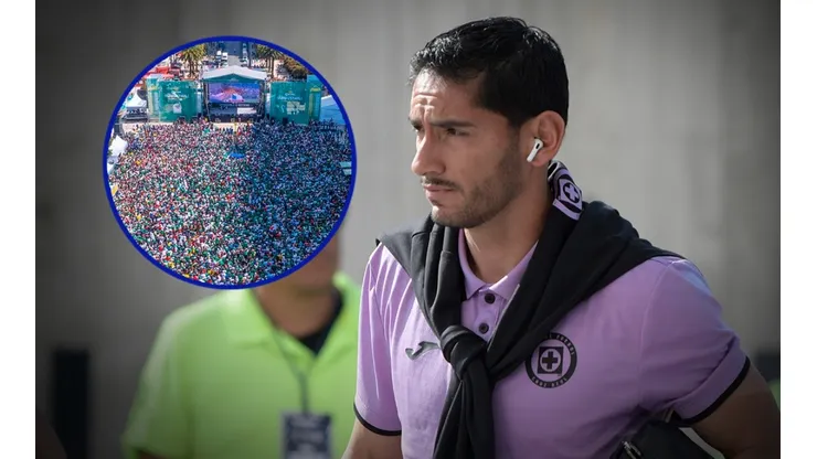Jesús Corona asistió al Fan Fest durante el partido de la Selección mexicana.